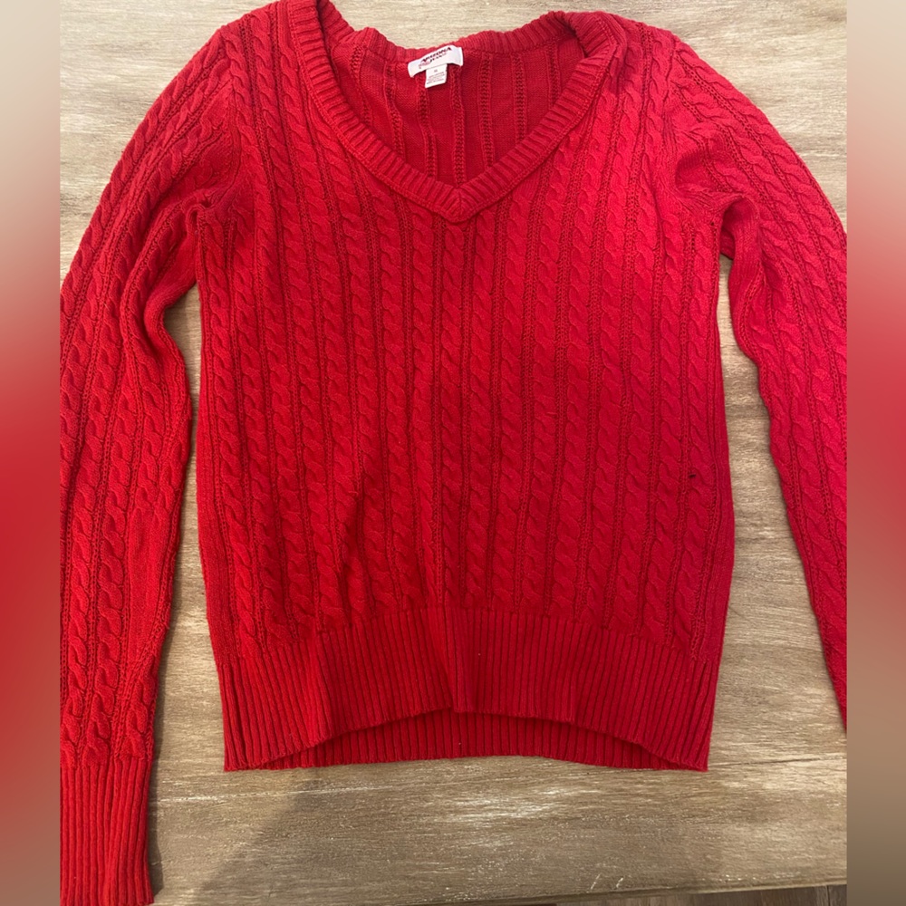 Red sweater